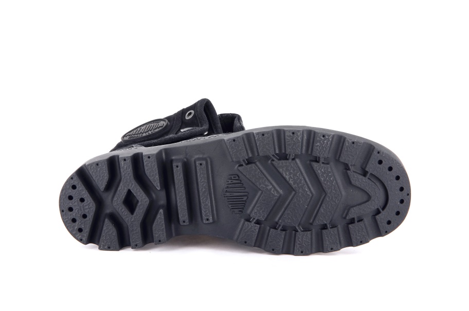 بلاديوم حريمي بالابروس فضفاض أسود معدن