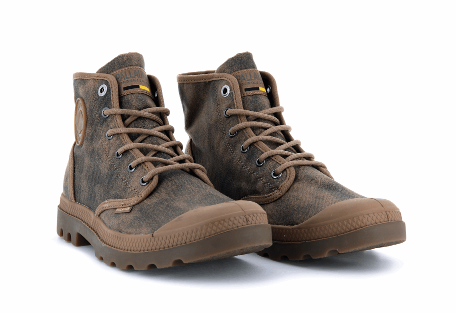 Palladium Pampa Hi Wax Espresso