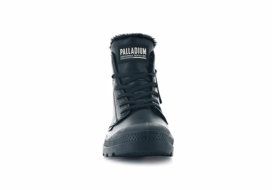 Palladium Pampa Hi Zip Leather S أسود