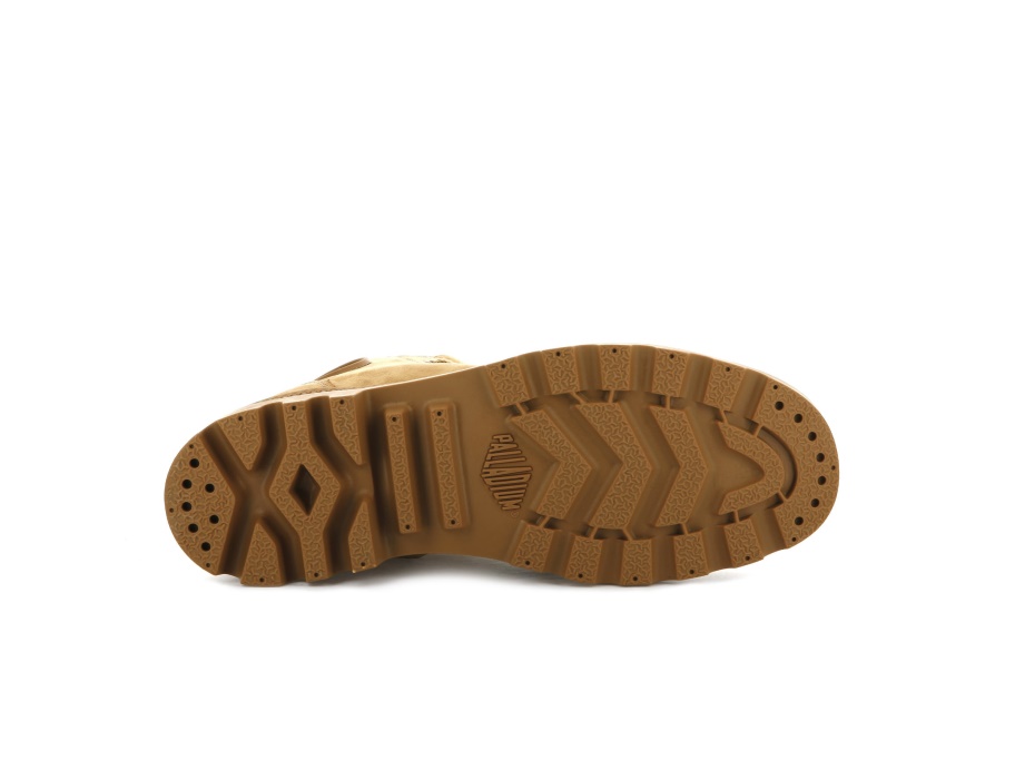 Palladium Pampa Hi Zip Nubuck Amber ذهبي