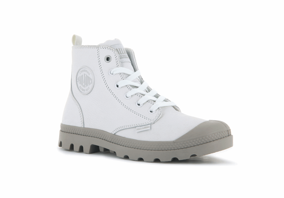 Palladium Pampa Hi Zip Sl أبيض نجمة