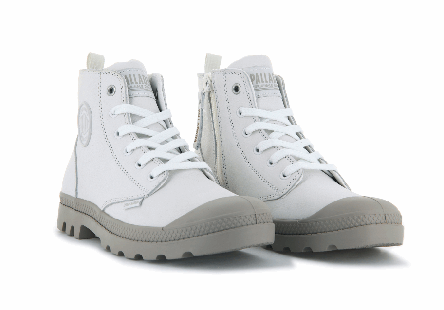 Palladium Pampa Hi Zip Sl أبيض نجمة