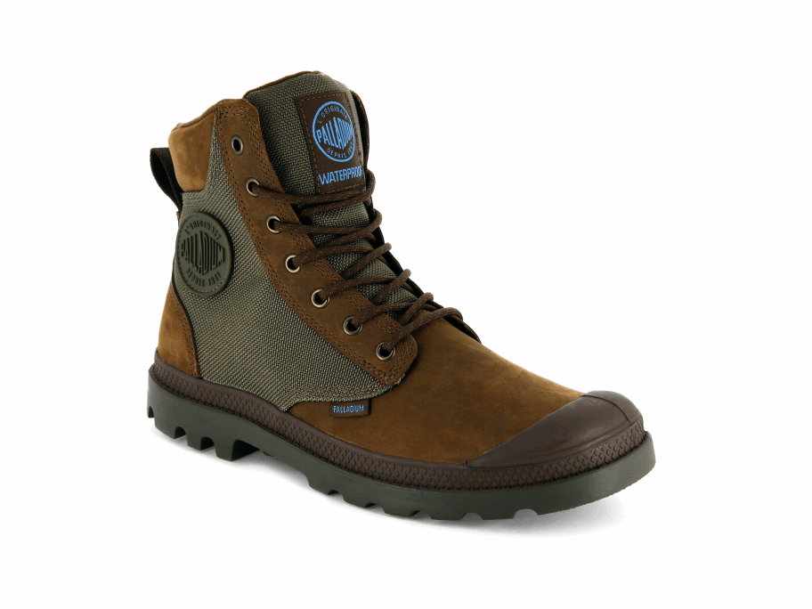 Palladium Pampa Sport Cuff Wpn Bridle Brown Moon ضباب