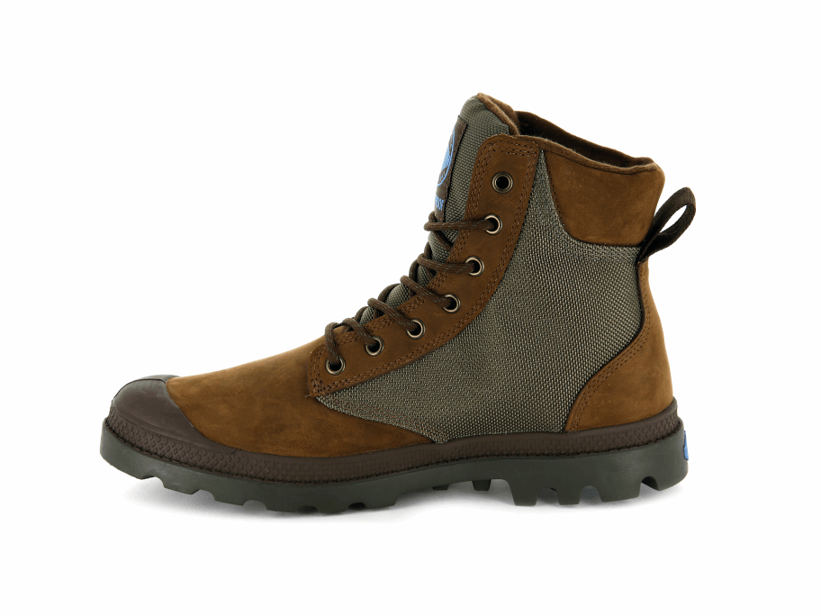 Palladium Pampa Sport Cuff Wpn Bridle Brown Moon ضباب