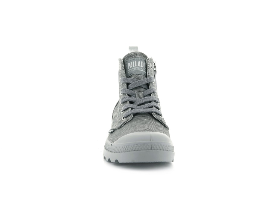 Palladium Pampa Zip Desertwash رمادي غامق