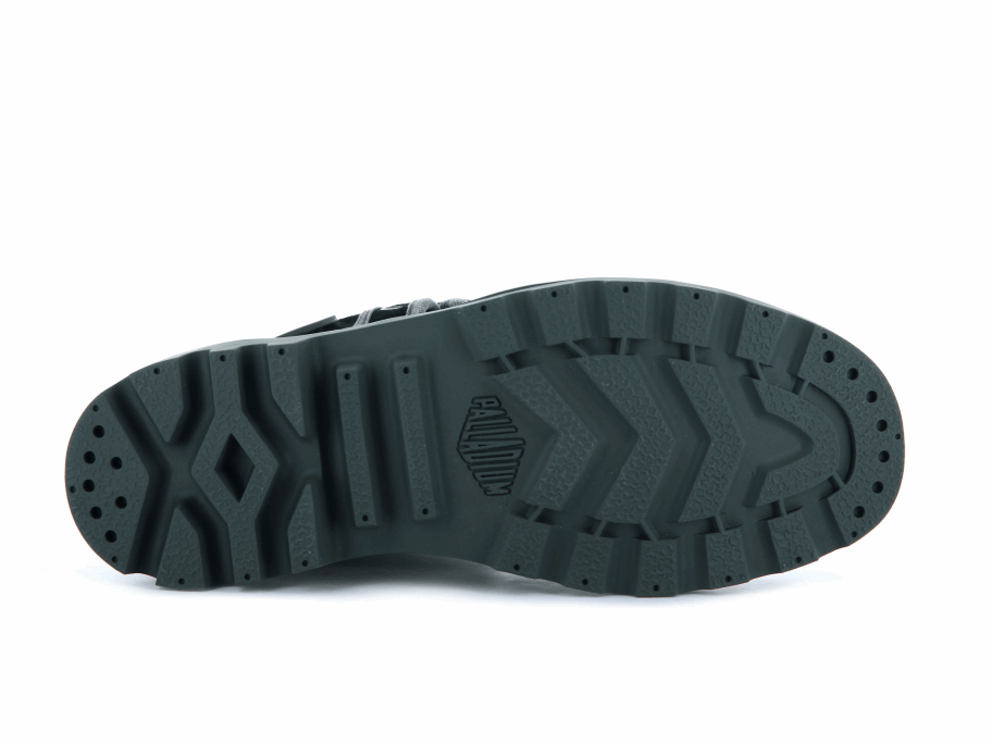 إمرأة معدن البلاديوم فضفاض أسود